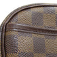 LOUIS VUITTON Shoulder Bag N51296 Damier canvas Brown Pochette Ipanema PM Women Used Authentic