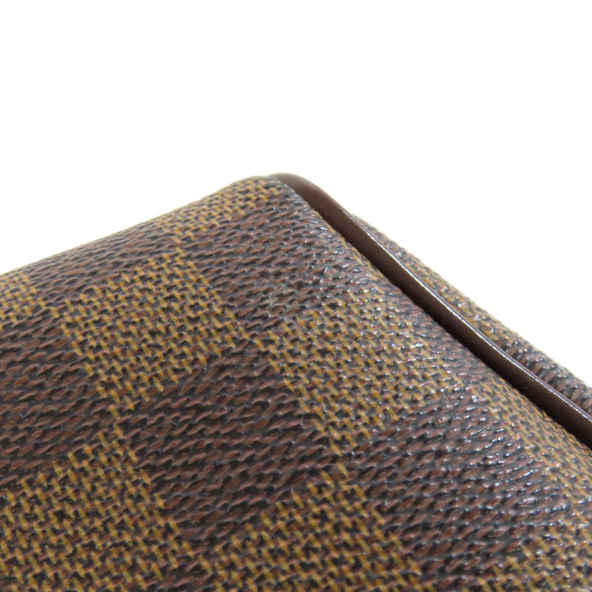 LOUIS VUITTON Shoulder Bag N51296 Damier canvas Brown Pochette Ipanema PM Women Used Authentic