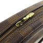 LOUIS VUITTON Shoulder Bag N51296 Damier canvas Brown Pochette Ipanema PM Women Used Authentic