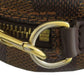 LOUIS VUITTON Shoulder Bag N51296 Damier canvas Brown Pochette Ipanema PM Women Used Authentic