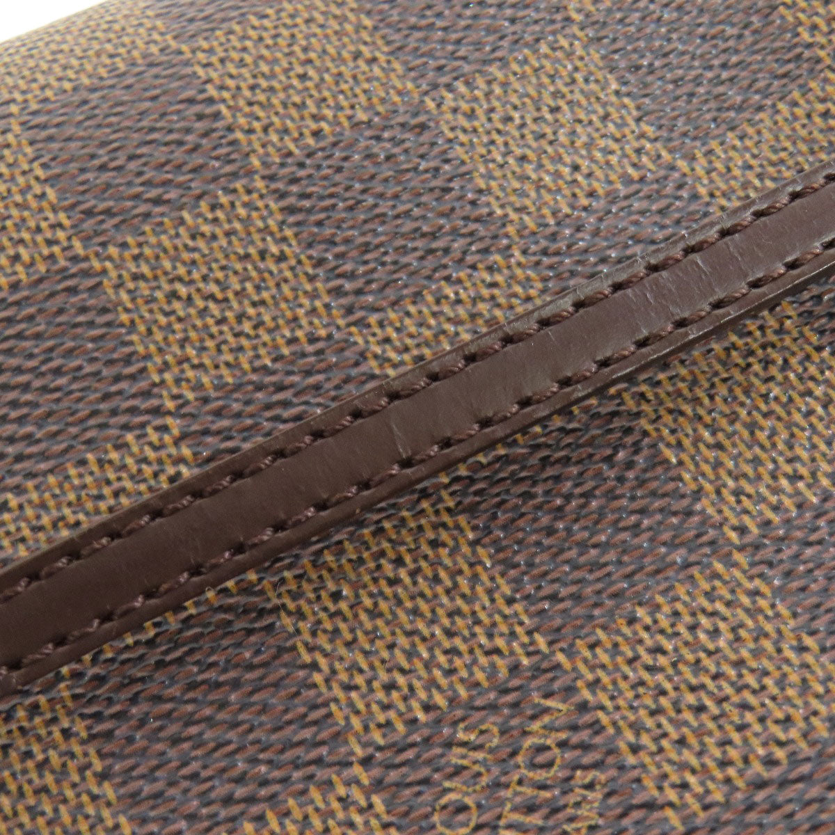 LOUIS VUITTON Shoulder Bag N51296 Damier canvas Brown Pochette Ipanema PM Women Used Authentic