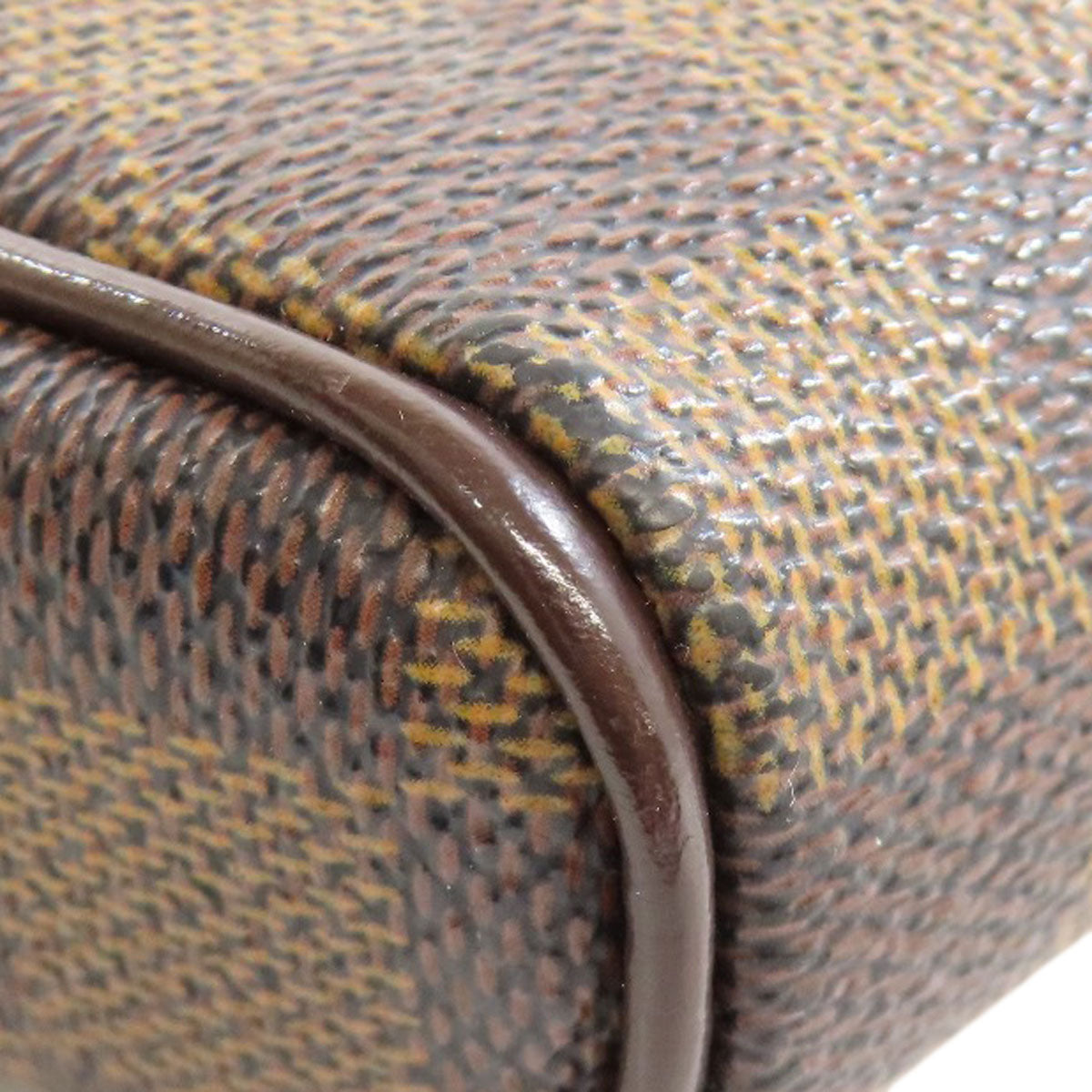 LOUIS VUITTON Shoulder Bag N51296 Damier canvas Brown Pochette Ipanema PM Women Used Authentic