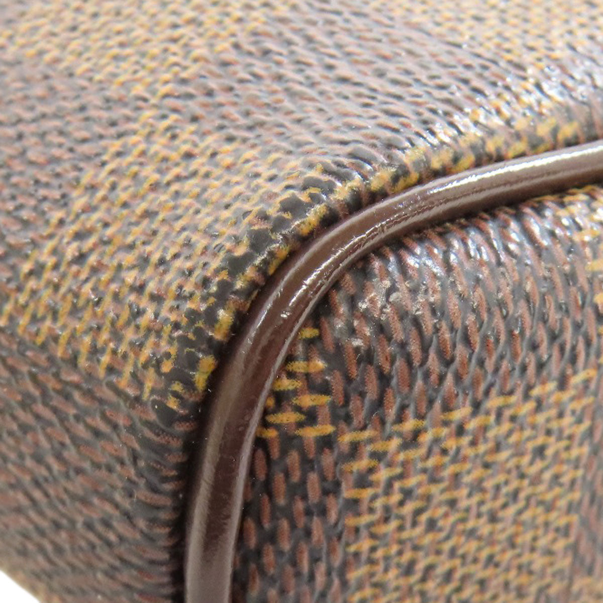LOUIS VUITTON Shoulder Bag N51296 Damier canvas Brown Pochette Ipanema PM Women Used Authentic