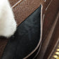 LOUIS VUITTON Long Wallet Purse N60015 Damier canvas Brown Zippy wallet old