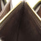 LOUIS VUITTON Long Wallet Purse N60015 Damier canvas Brown Zippy wallet old