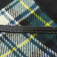BALENCIAGA Handbag 390346 Wool, Leather green Navy Cabas XS Check Pattern 2WAY Women Used Authentic