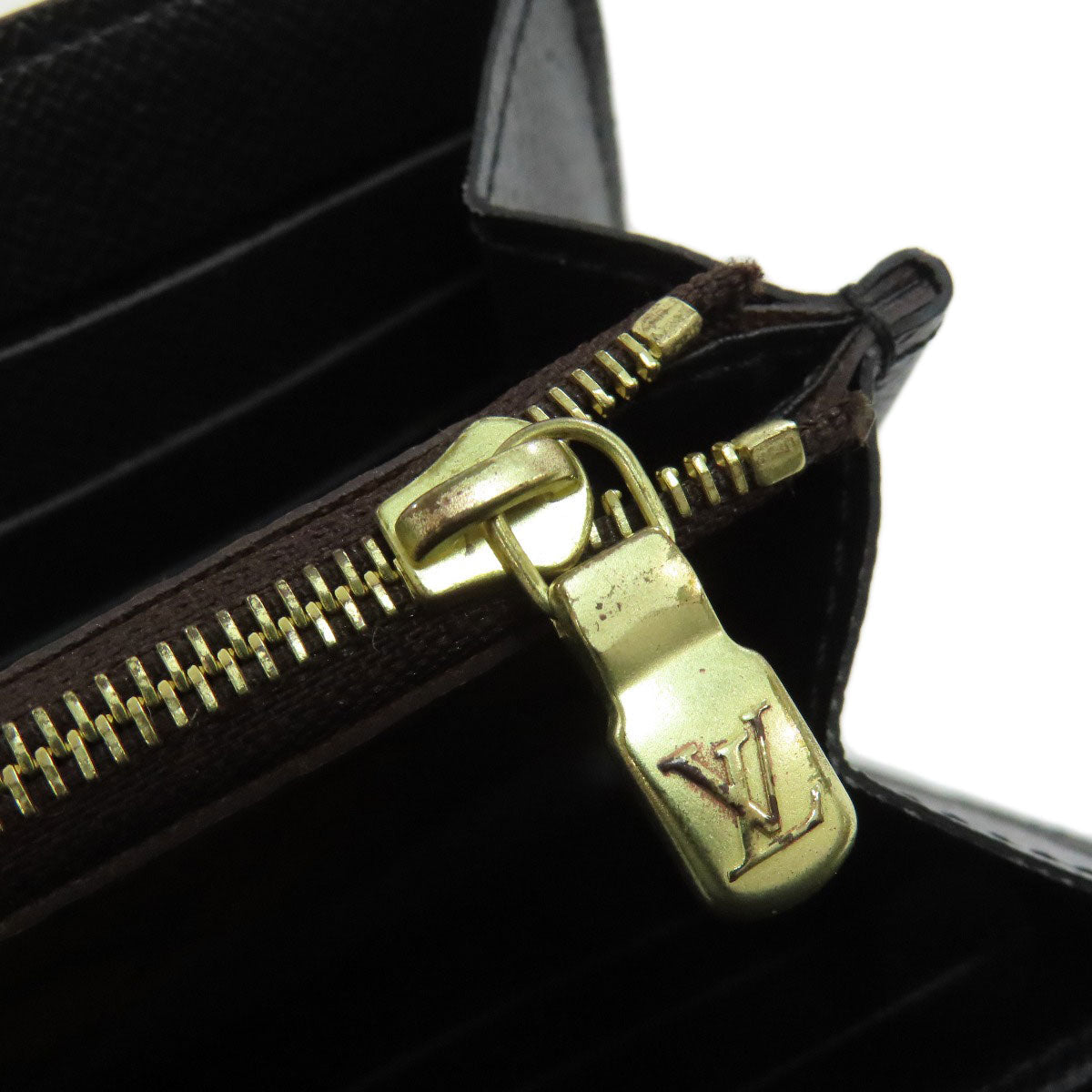 LOUIS VUITTON Long Wallet Purse M80726 Monogram Giant Brown Portefeuille Sara Women Used Authentic