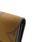 LOUIS VUITTON Long Wallet Purse M80726 Monogram Giant Brown Portefeuille Sara Women Used Authentic