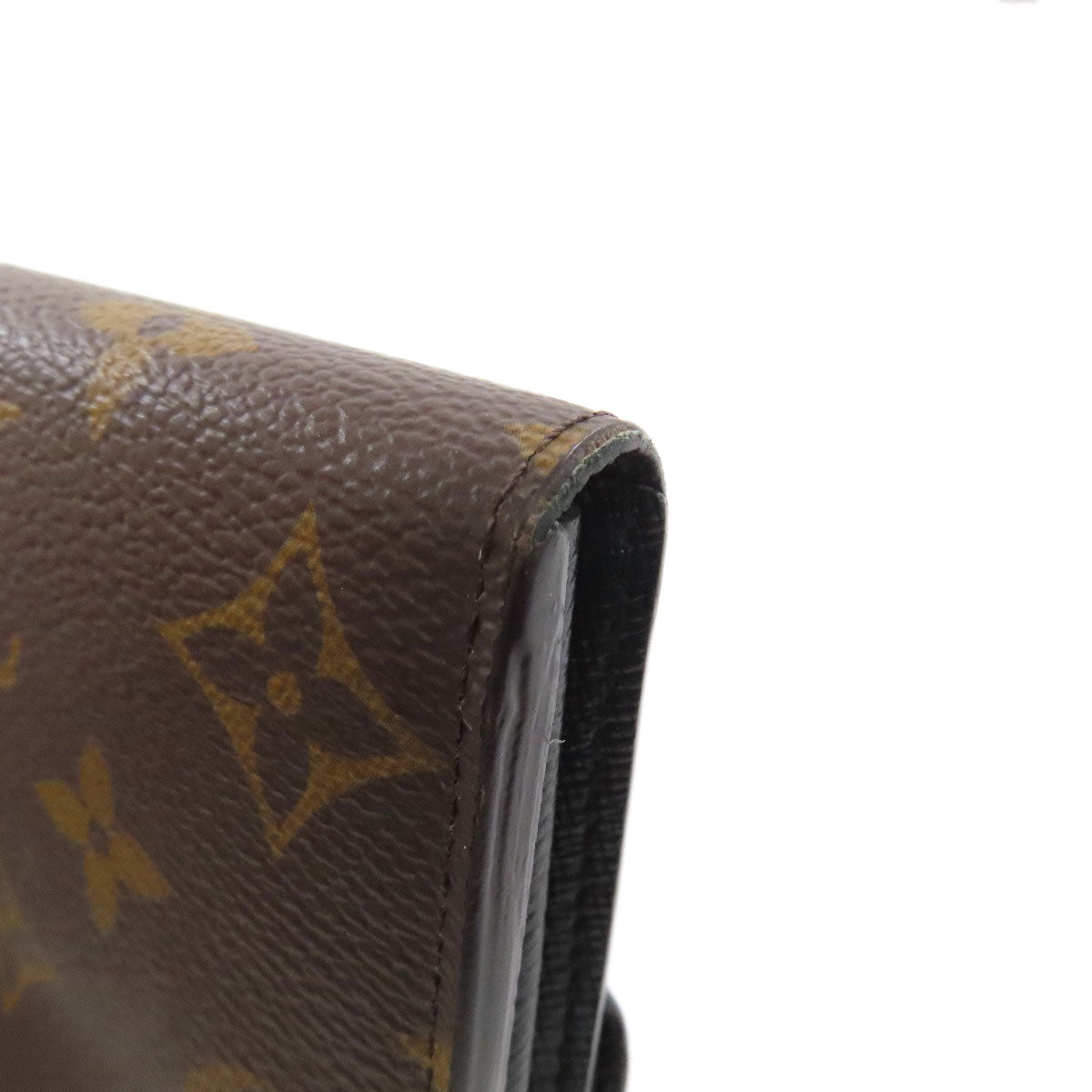 LOUIS VUITTON Long Wallet Purse M80726 Monogram Giant Brown Portefeuille Sara Women Used Authentic