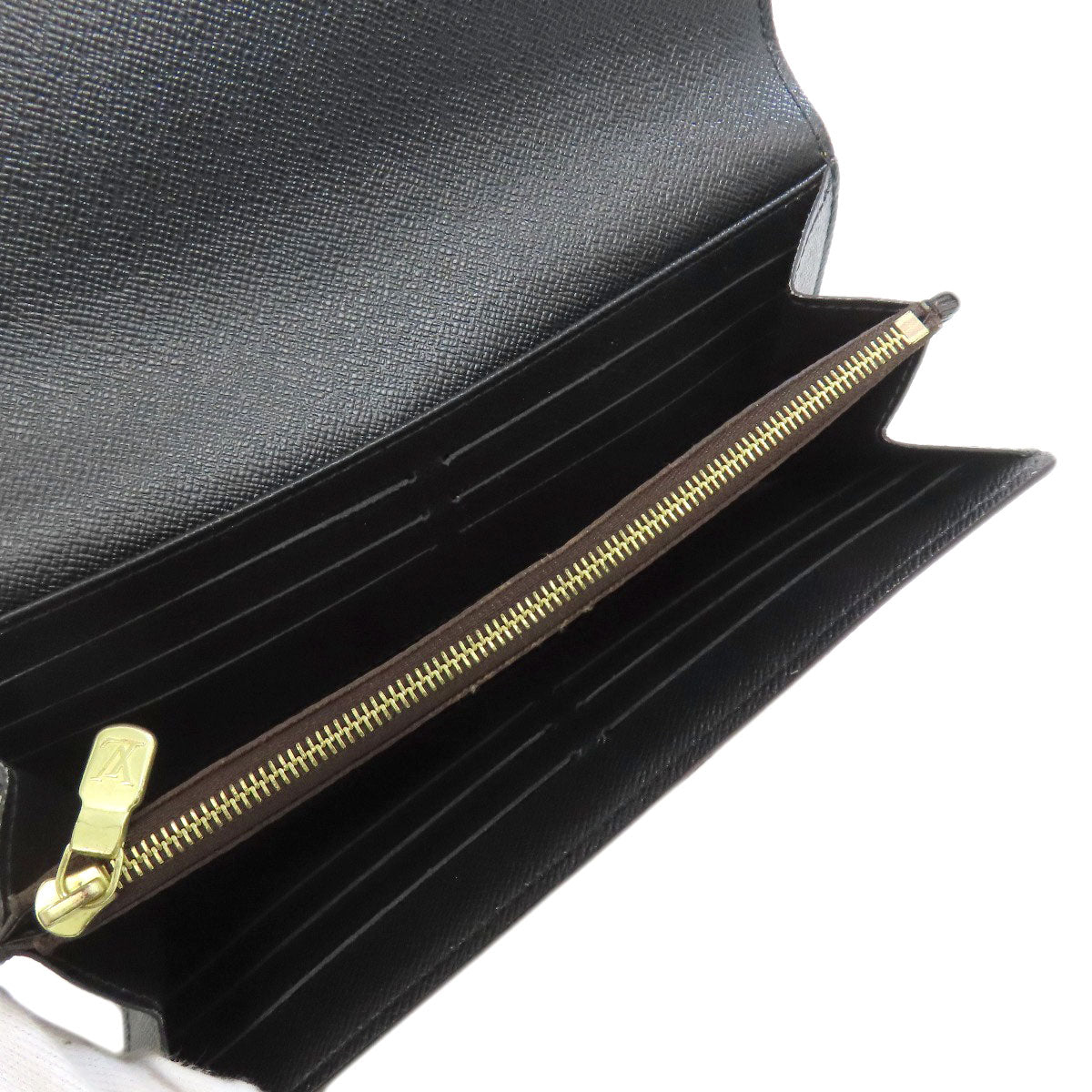 LOUIS VUITTON Long Wallet Purse M80726 Monogram Giant Brown Portefeuille Sara Women Used Authentic