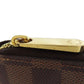 LOUIS VUITTON Long Wallet Purse N41661 Damier canvas Brown Zippy wallet Women Used Authentic