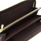 LOUIS VUITTON Long Wallet Purse N41661 Damier canvas Brown Zippy wallet Women Used Authentic