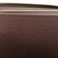 LOUIS VUITTON Long Wallet Purse N41661 Damier canvas Brown Zippy wallet Women Used Authentic