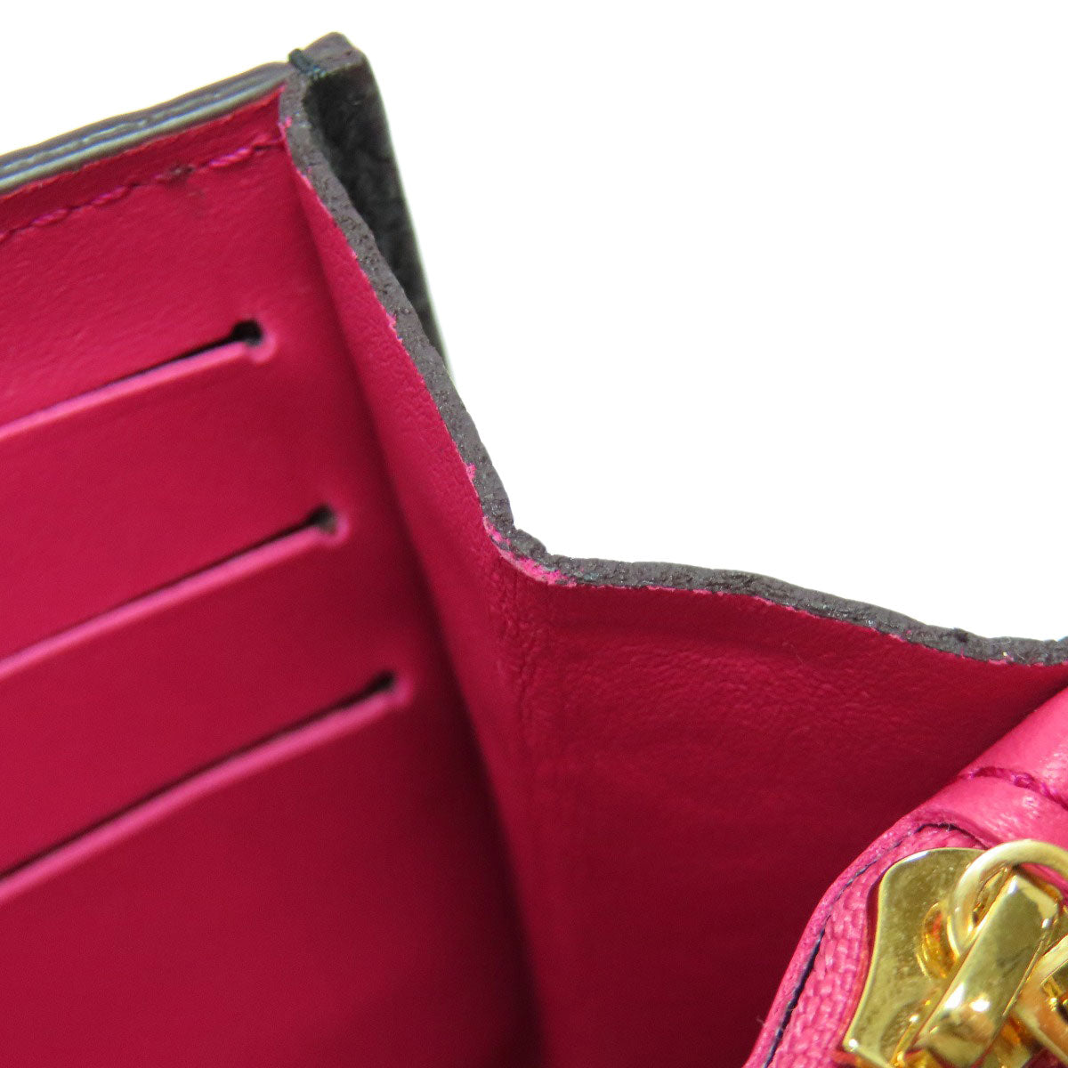 LOUIS VUITTON Long Wallet Purse M61248 Taurillon Clemence black Portefeuille Capsine Women Used Authentic
