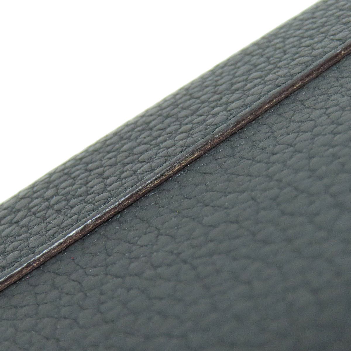 LOUIS VUITTON Long Wallet Purse M61248 Taurillon Clemence black Portefeuille Capsine Women Used Authentic