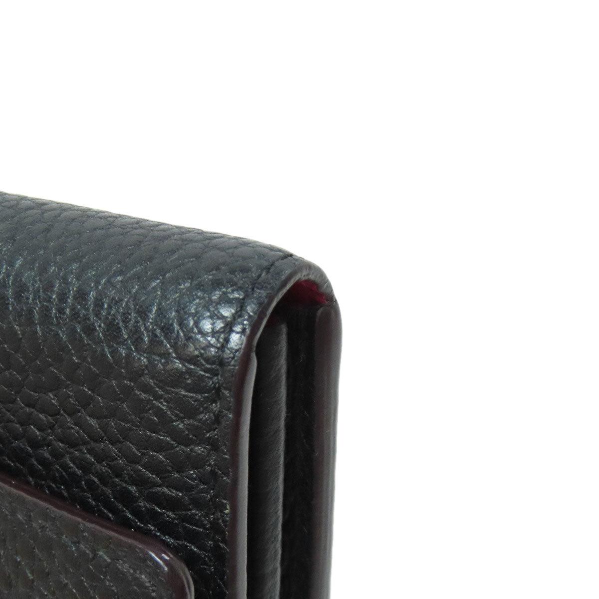 LOUIS VUITTON Long Wallet Purse M61248 Taurillon Clemence black Portefeuille Capsine Women Used Authentic