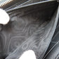 GUCCI Long Wallet Purse 625558 PVC black Zip Around GG Embossed mens Used Authentic