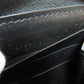 GUCCI Long Wallet Purse 625558 PVC black Zip Around GG Embossed mens Used Authentic