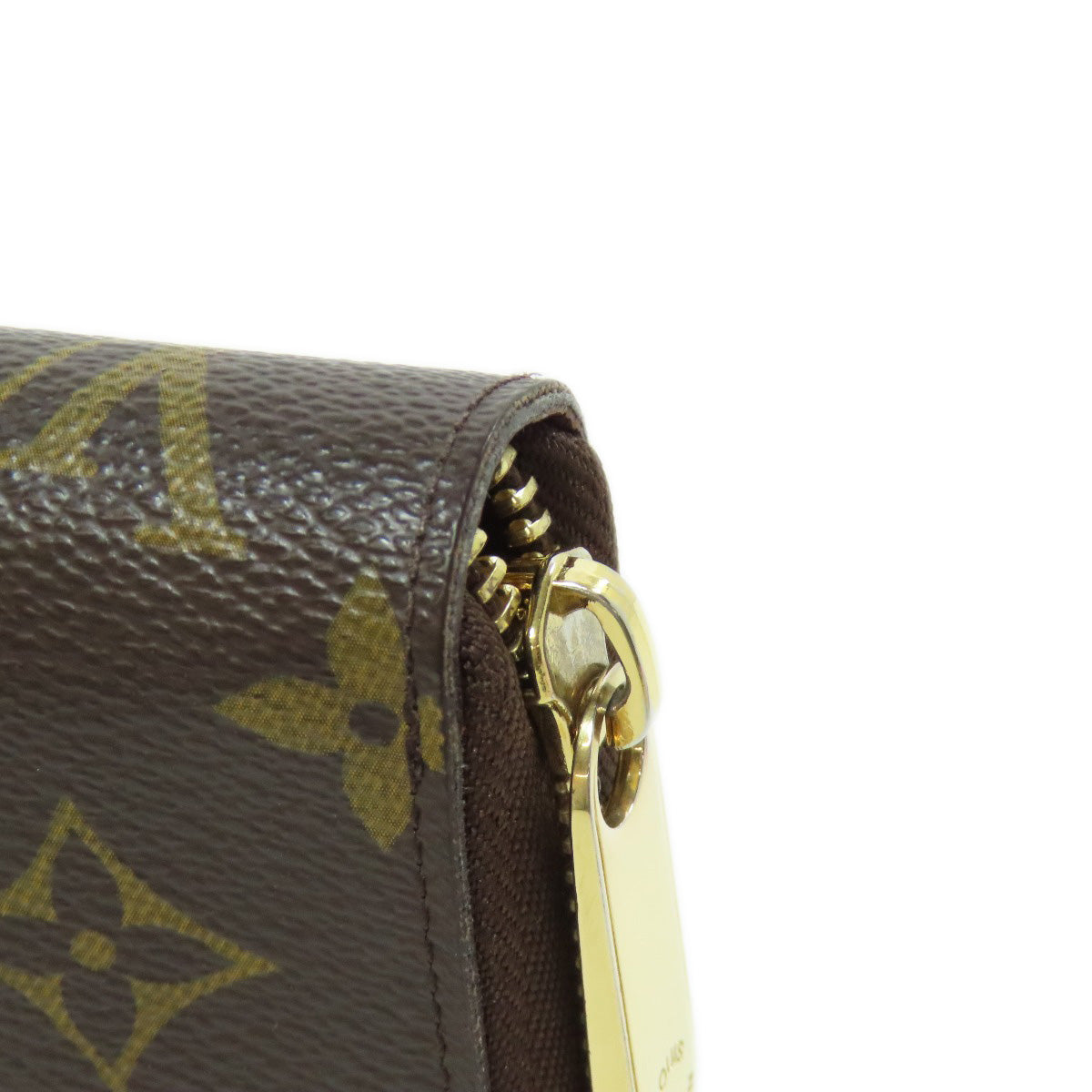 LOUIS VUITTON Long Wallet Purse M60002 Monogram canvas Brown Zippy Organizer mens Used Authentic
