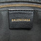 BALENCIAGA Shoulder Bag 702723 PVC Brown BB monogram Women Used Authentic