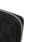 LOUIS VUITTON Coin case N63076 Damier canvas gray Zippy coin purse mens Used Authentic