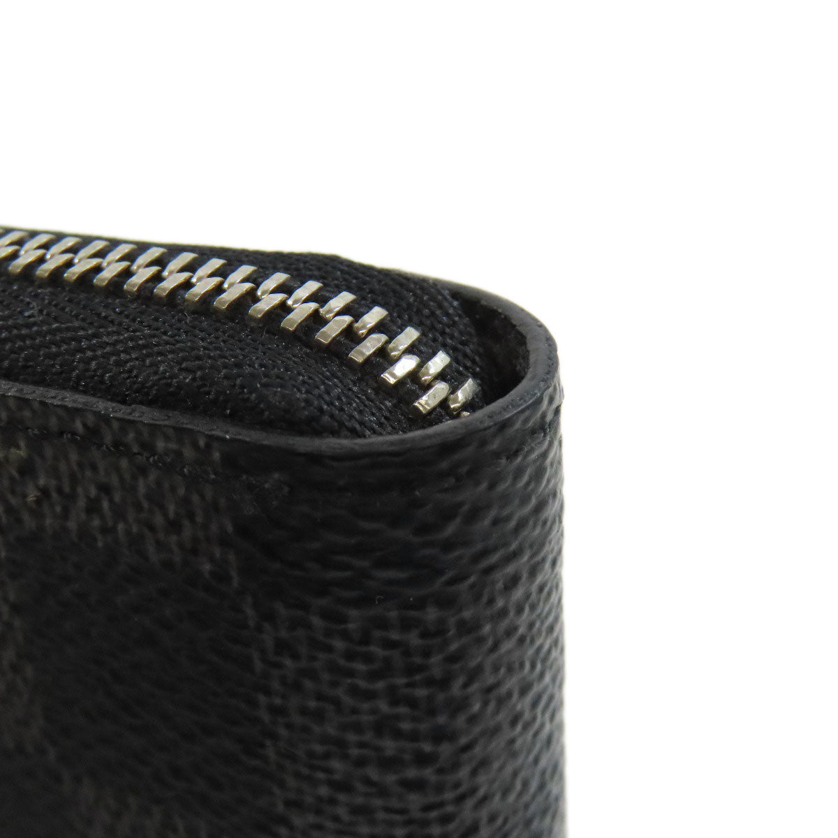 LOUIS VUITTON Coin case N63076 Damier canvas gray Zippy coin purse mens Used Authentic