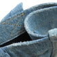 BALENCIAGA Handbag 671402 denim blue Hardware Small 2WAY Women Used Authentic