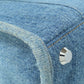 BALENCIAGA Handbag 671402 denim blue Hardware Small 2WAY Women Used Authentic
