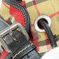 BURBERRY Backpack Nylon Brown Graffiti Women Used Authentic
