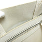 CELINE Handbag leather white Vertical Cabas 2WAY Women Used Authentic