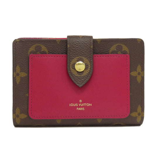 LOUIS VUITTON Bifold Wallet M69433 Monogram canvas Brown Portefeuille Juliet Women Used Authentic