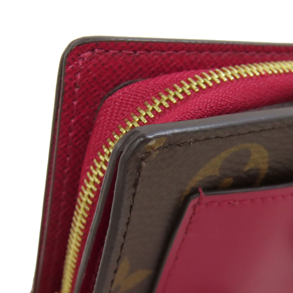LOUIS VUITTON Bifold Wallet M69433 Monogram canvas Brown Portefeuille Juliet Women Used Authentic