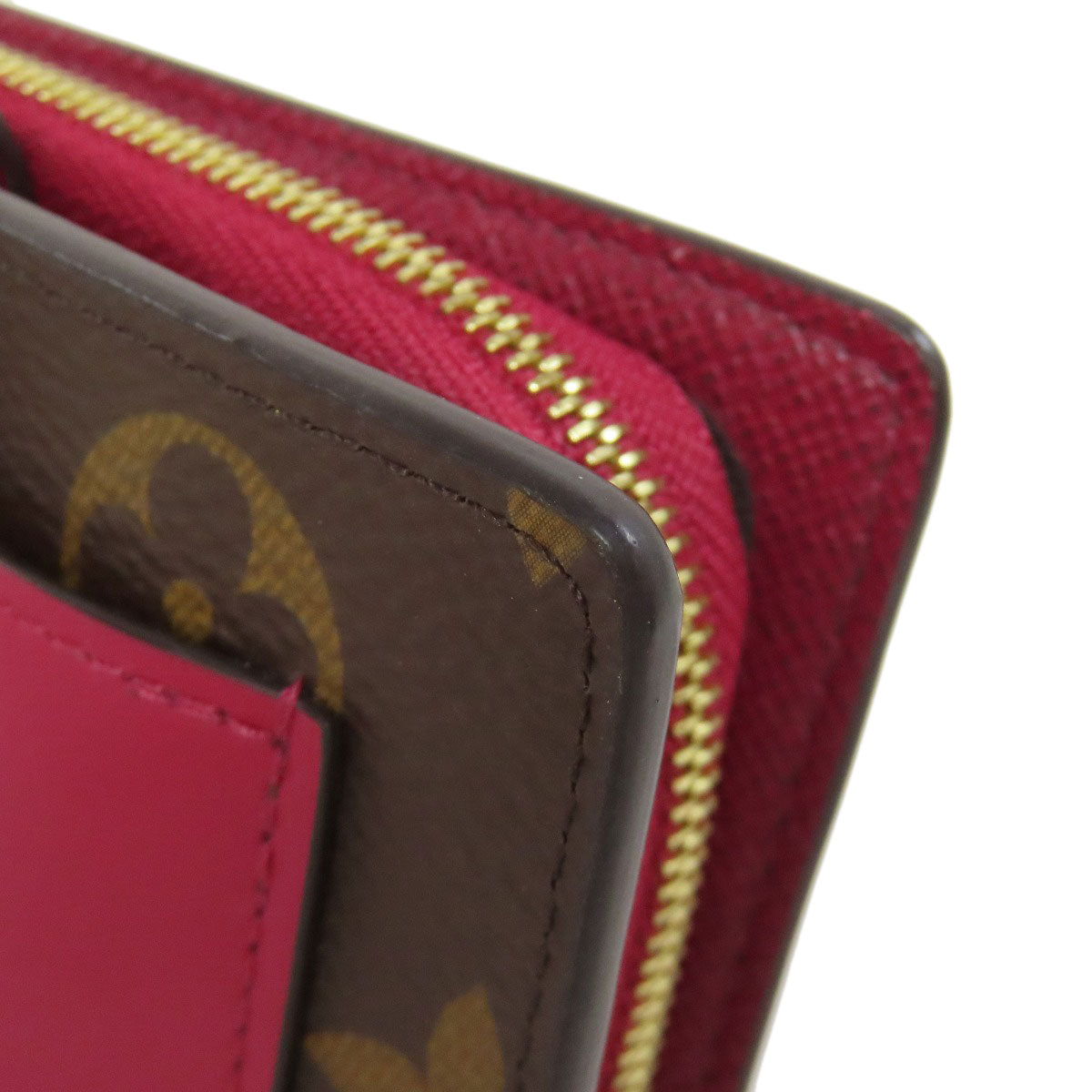 LOUIS VUITTON Bifold Wallet M69433 Monogram canvas Brown Portefeuille Juliet Women Used Authentic