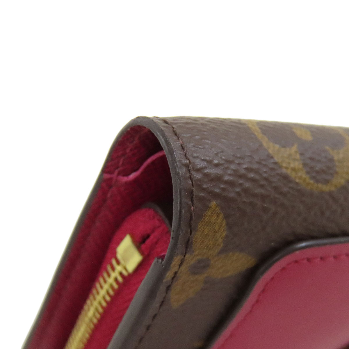 LOUIS VUITTON Bifold Wallet M69433 Monogram canvas Brown Portefeuille Juliet Women Used Authentic