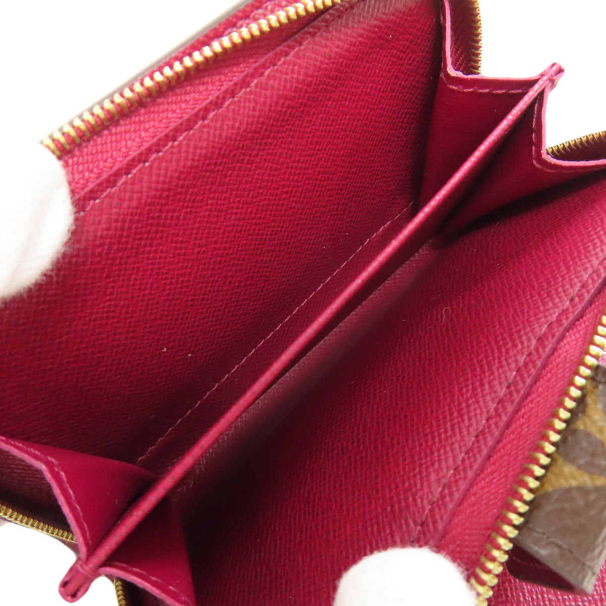 LOUIS VUITTON Bifold Wallet M69433 Monogram canvas Brown Portefeuille Juliet Women Used Authentic