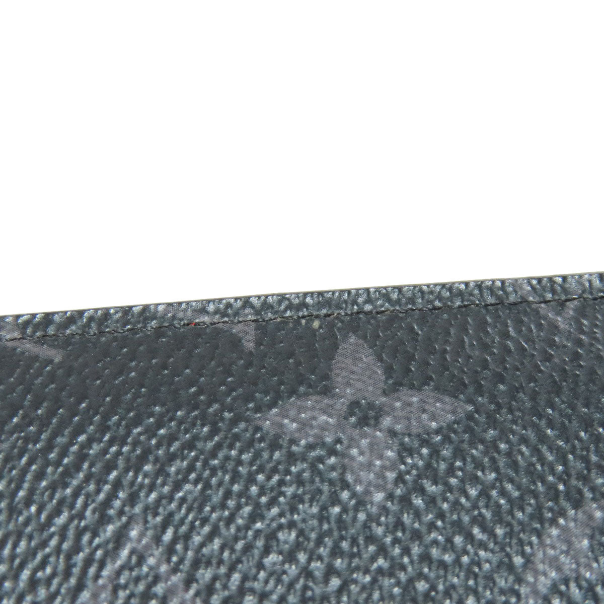 LOUIS VUITTON Long Wallet Purse M80931 Monogram Eclipse black Portefeuille�EBrazza Trunk Rocket mens Used Authentic