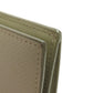 CELINE Bifold Wallet leather green Medium strap wallet Women Used Authentic