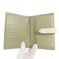 CELINE Bifold Wallet leather green Medium strap wallet Women Used Authentic