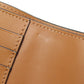 LOEWE Bifold Wallet Calfskin Brown Repeat Bar Tikal Wallet Small Women Used Authentic