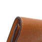 LOEWE Bifold Wallet Calfskin Brown Repeat Bar Tikal Wallet Small Women Used Authentic