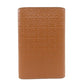 LOEWE Bifold Wallet Calfskin Brown Repeat Bar Tikal Wallet Small Women Used Authentic
