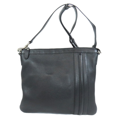GUCCI Shoulder Bag 233329 leather black Long shoulder Women Used Authentic