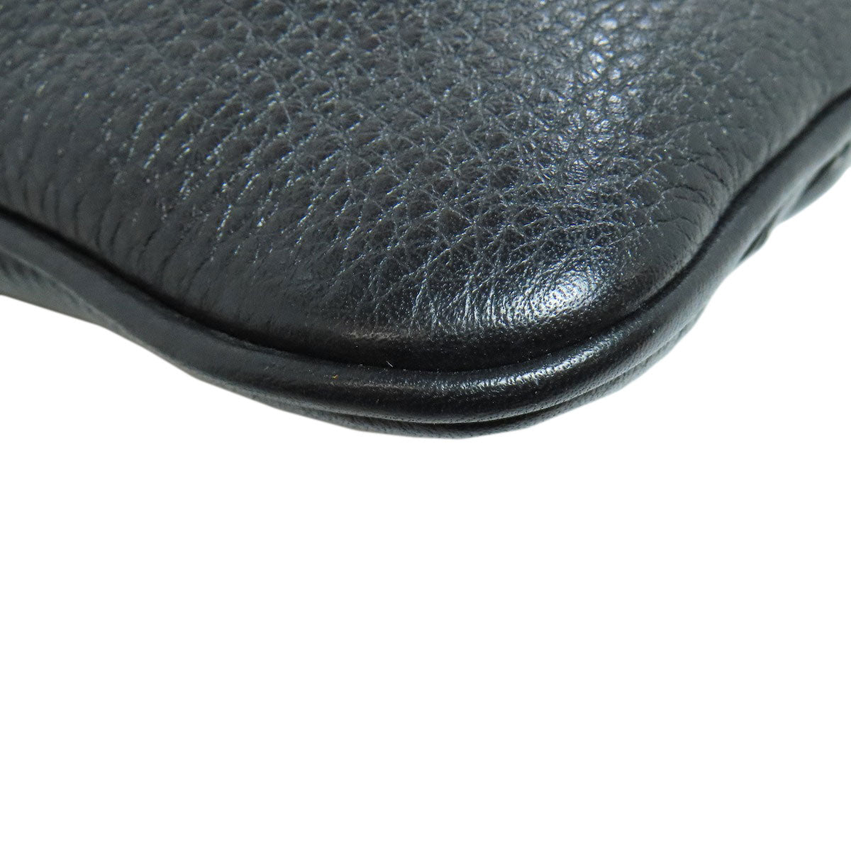 GUCCI Shoulder Bag 233329 leather black Long shoulder Women Used Authentic