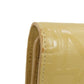 CELINE Long Wallet Purse leather beige logo Women Used Authentic
