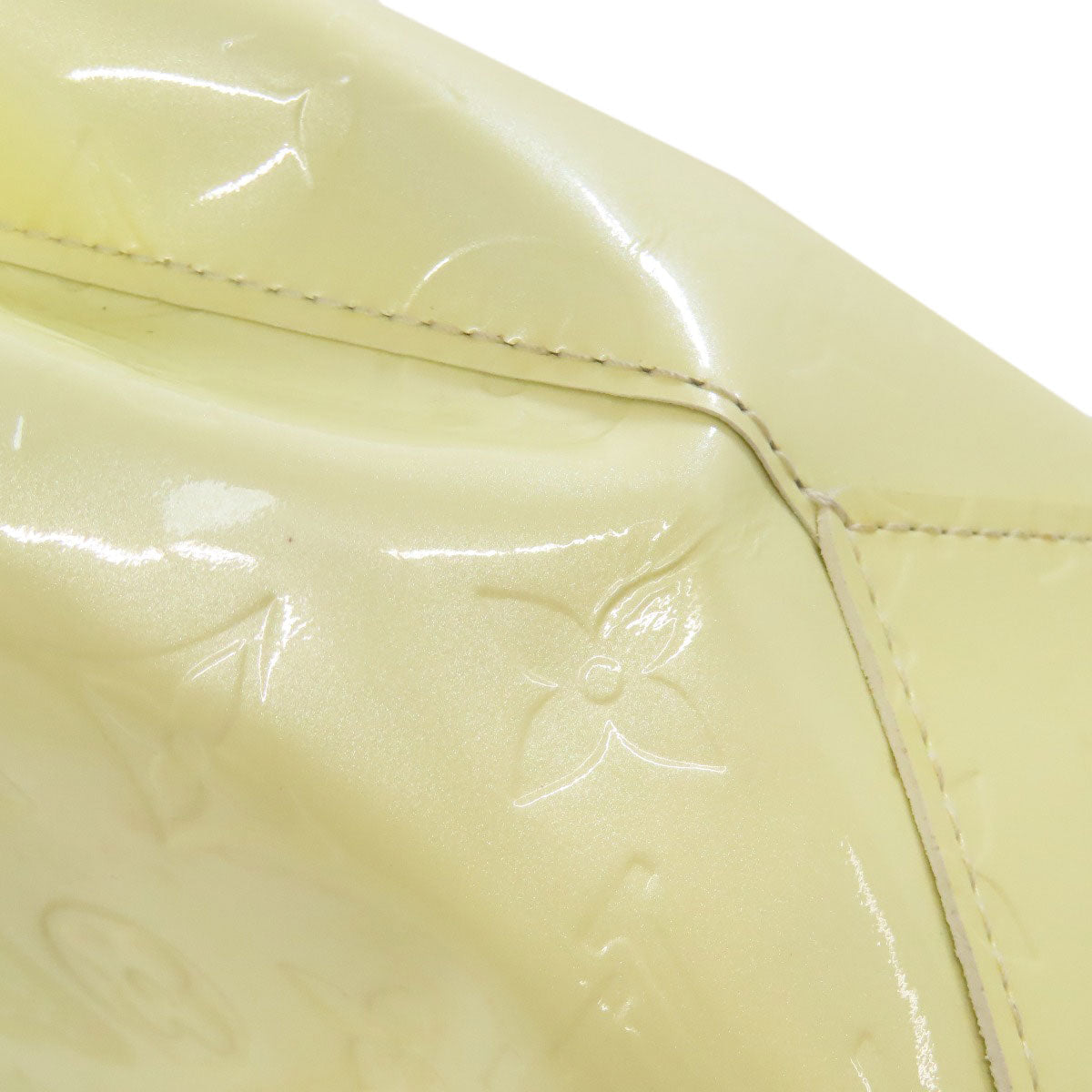 LOUIS VUITTON Handbag M91336 Vernis yellow Lead PM Women Used Authentic