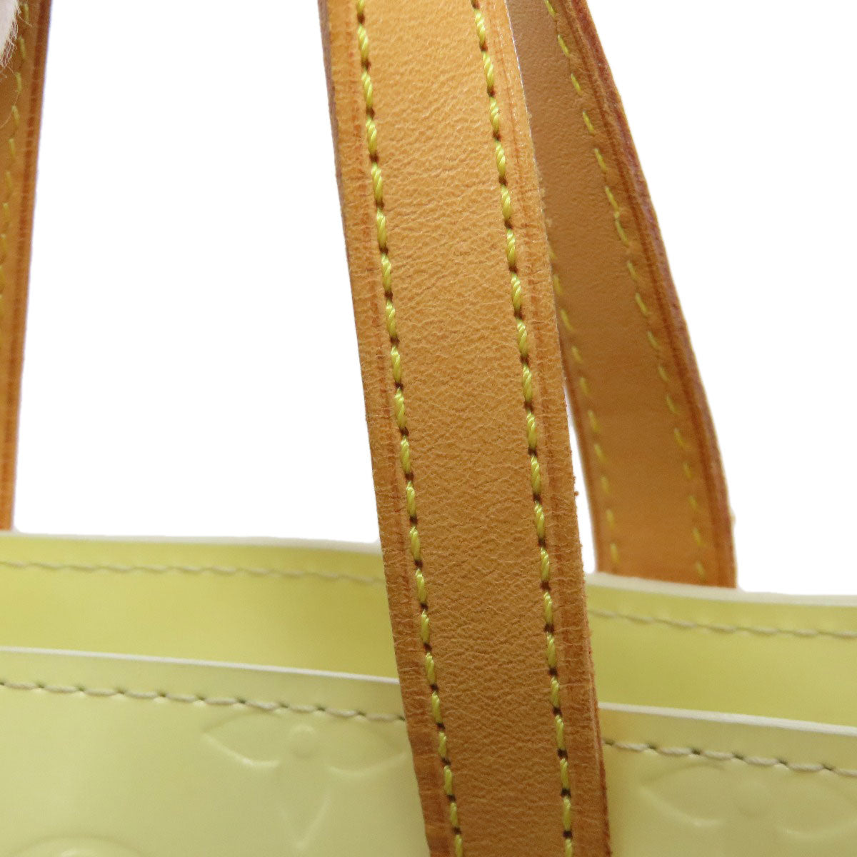 LOUIS VUITTON Handbag M91336 Vernis yellow Lead PM Women Used Authentic