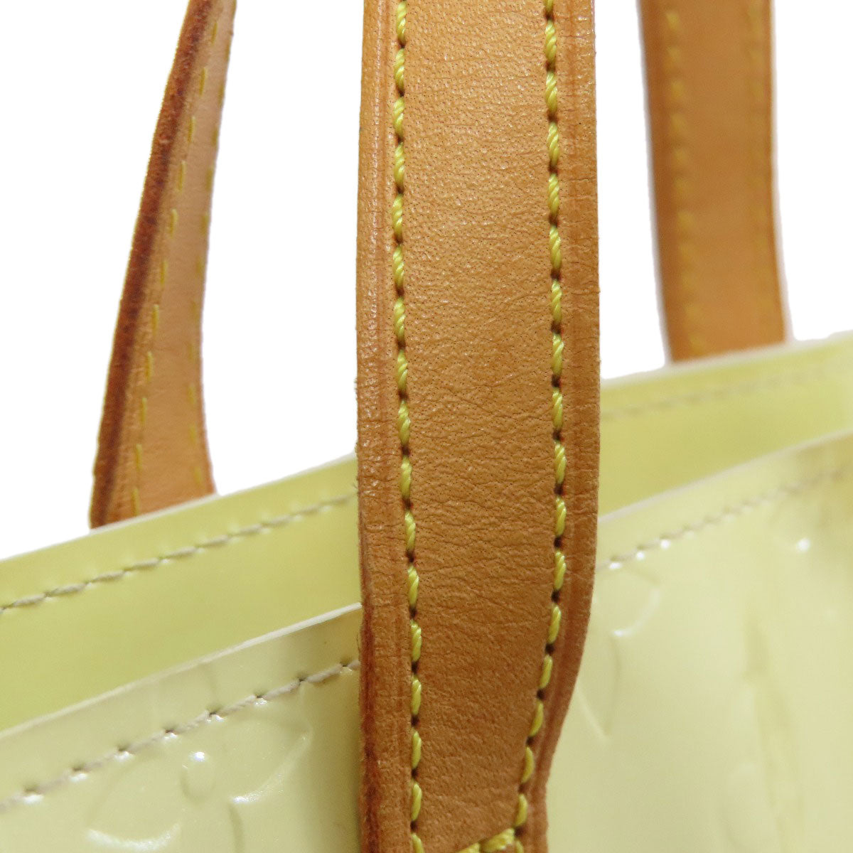 LOUIS VUITTON Handbag M91336 Vernis yellow Lead PM Women Used Authentic
