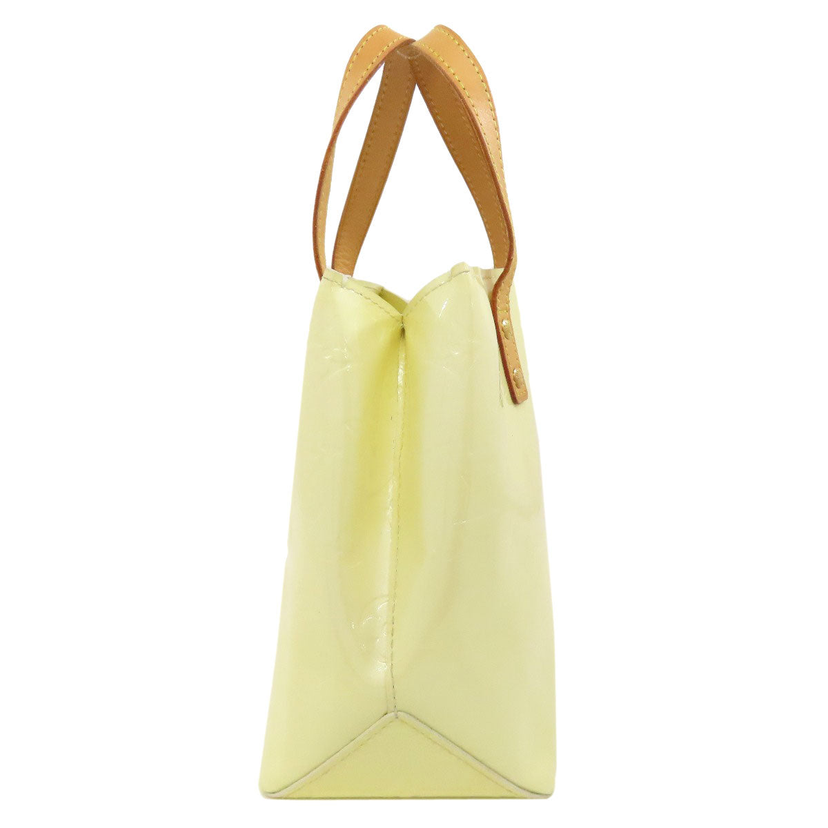 LOUIS VUITTON Handbag M91336 Vernis yellow Lead PM Women Used Authentic