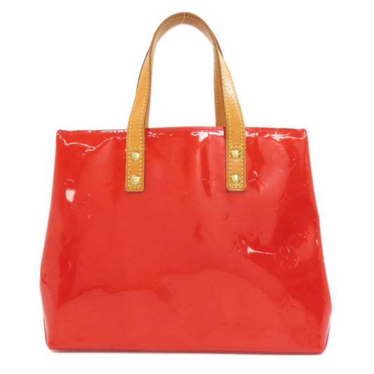 LOUIS VUITTON Handbag M91088 Vernis Red Lead PM Women Used Authentic