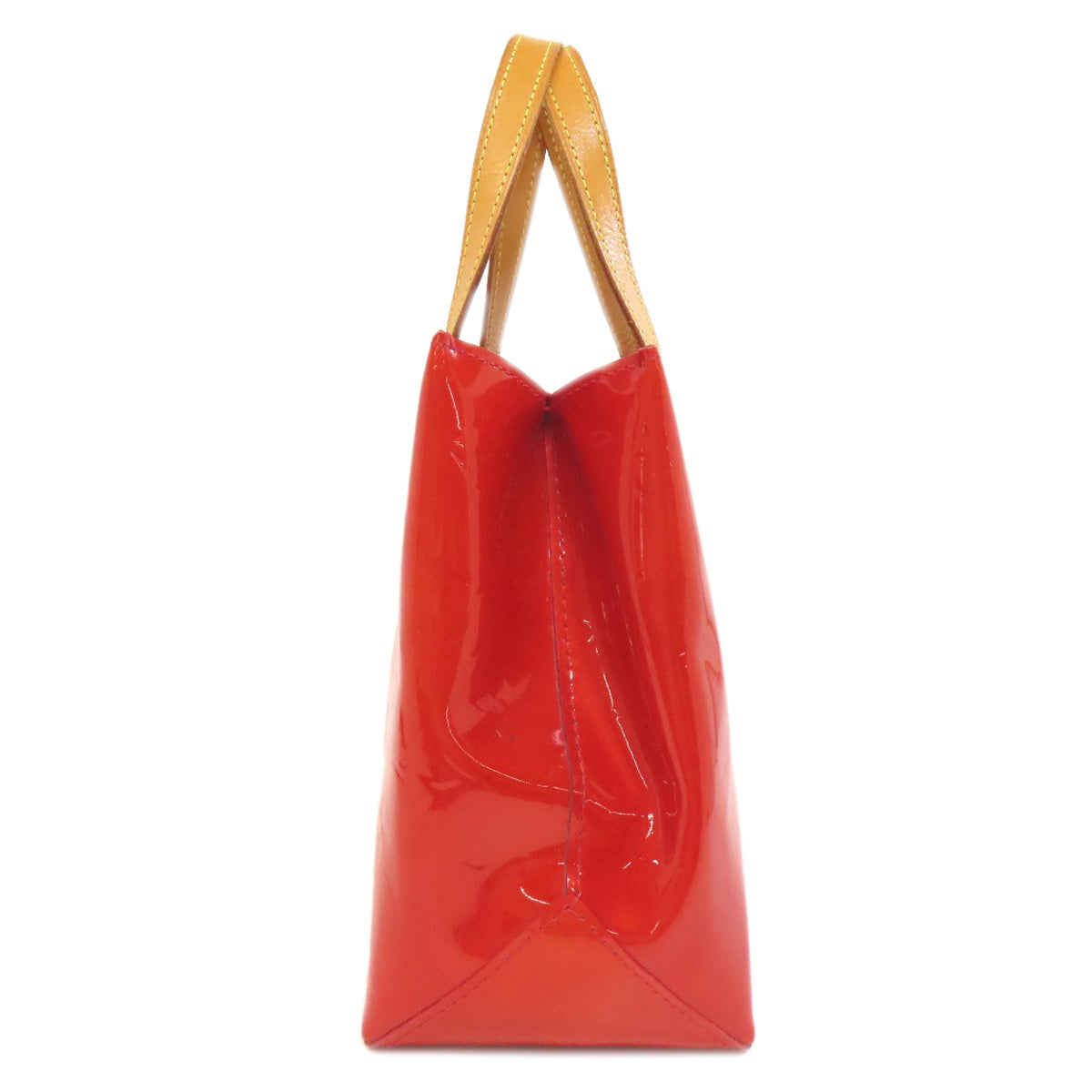 LOUIS VUITTON Handbag M91088 Vernis Red Lead PM Women Used Authentic